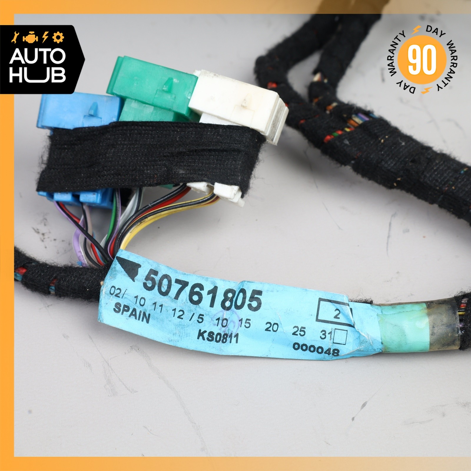 02-07 Maserati M138 4200 Coupe Front Left Side Seat Wiring Harness OEM 31k