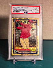 Marketplace image: 2024 Bowman Chrome Victor Hurtado Prospects BCP-223 SuperFractor 1/1 RC
