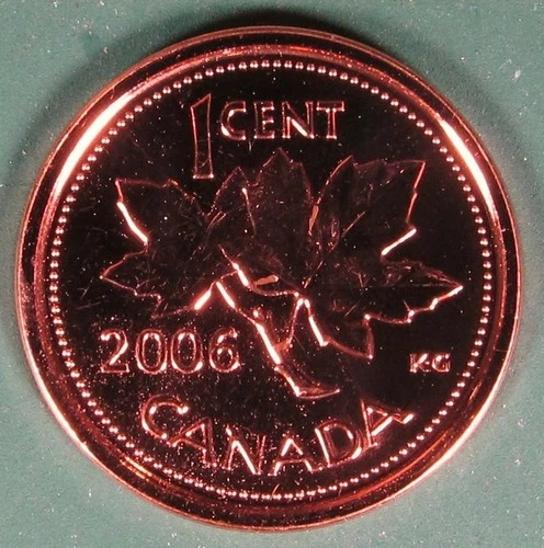 2006-P Canada Small Cent — photo from the most recent tracked eBay sale