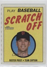 2019 Topps Heritage 1970 Topps Scratch Off Buster Posey #11 4pa