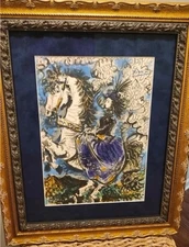 Oil painting on canvas signed by Pablo Picasso