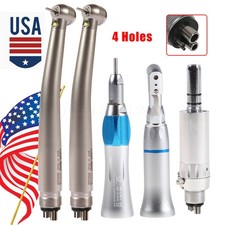 NSK Style Dental Pana Max LED High low Speed Handpiece 4 Hole Air Turbine kit M4