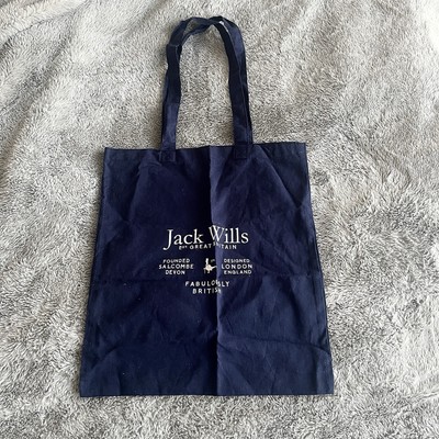 Jack Wills Navy Tote Bag UK
