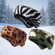 Fleece Ear Warmer Headband Winter Ear Muffs Cold Weather Ear Cover for Men Women