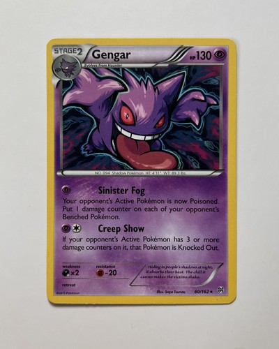 Gengar 60/162 XY BREAKthrough Non-Holo Rare Pokemon TCG LP