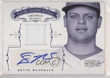 2012 Panini National Treasures 48/99 Devin Mesoraco #82 Auto 1e3a