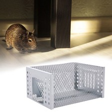 Rat Trap Heavy Duty Metal Humane Live Bait Vermin Rodent Cage Catcher Mouse Trap