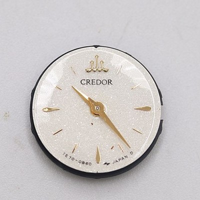 Seiko Genuine Movement Credor Cal.1E70A QZ Watch Parts White Color For Parts
