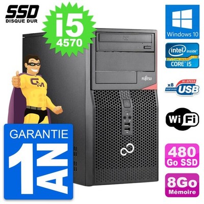 PC Tour Fujitsu Esprimo P520 MT Intel I5-4570 RAM 8GB SSD 480GB Windows 10 Wifi