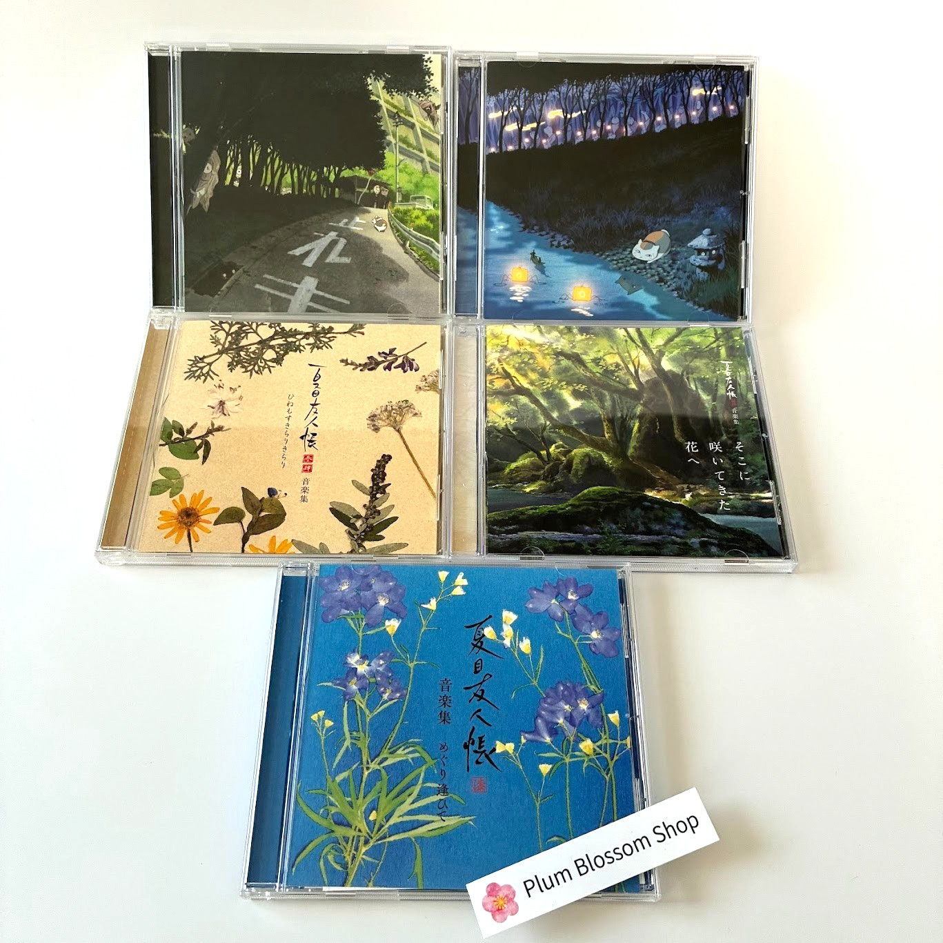 Natsume Yujin-cho Natsume's Book of Friends Anime OST 5CD Soundtrack Set