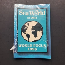 Vintage 1996 Sea World Amusement Park Of Ohio World Focus Trading Card Pack Rare