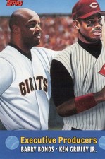 Ken Griffey Jr & Barry Bonds 2000 Topps #TC8 Executive Producers Pristine.