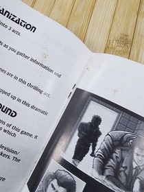 USED AUTHENTIC MANUAL ONLY - NO GAME - NO BOX -) SNATCHER (- SEGA CD