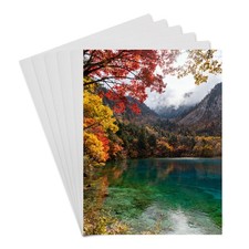 6 Pezzi Vuoti Sublimazione Alluminio 5,9x3,9" per Personalizzati, Argento Perla