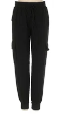 Rachel Zoe Relaxed Fit Versatile Wear Size XXL Cargo Style Jogger Pant Black NWT