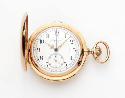 Taschenuhr Audemars Piguet Savonette Minutenrepetition u Chronograph um 1900
