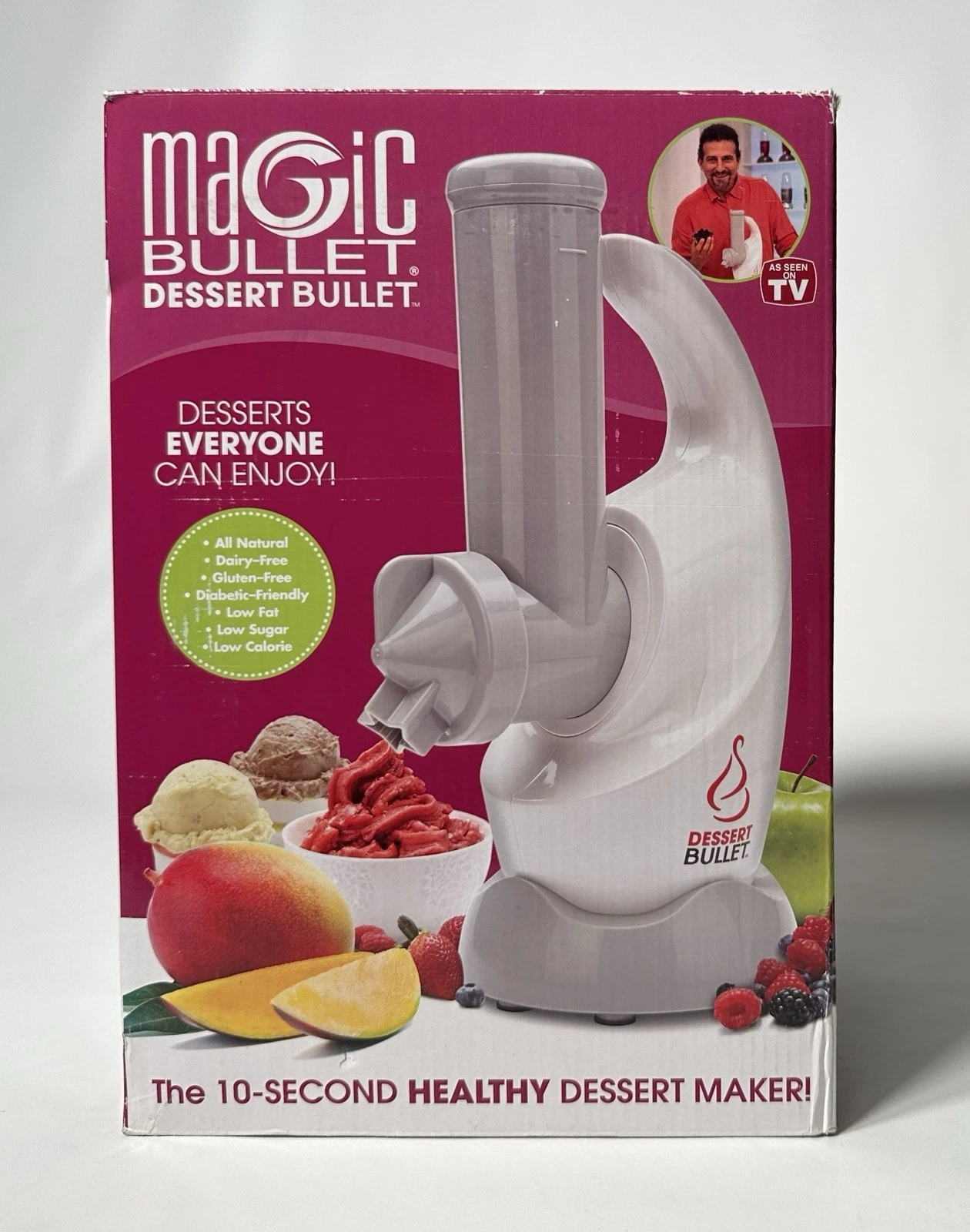 NEW Magic Bullet Dessert Bullet 10 Second Healthy Dessert Maker - Open Box