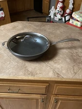 Calphalon One Nonstick 13"  6 Qt Deep Skillet Fry Braiser Pan - Very Scarce!