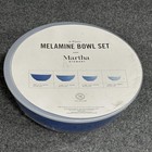 Martha Stewart Collection 8-Piece Melamine Nesting Mixing Bowl Set with Lids