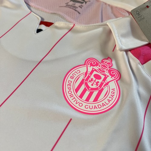 Chivas de Guadalajara Puma Mexico Authentic Player Version Pink Jersey Size XXL - Picture 3 of 16