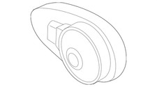 Genuine Porsche Cayenne 2003-2010 Alarm Horn Part 95561823700
