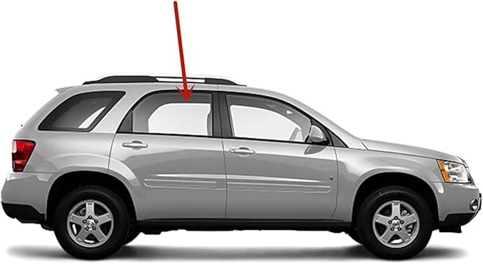 05-09 Pontiac Torrent Chevrolet Equinox Right Rear Door Glass Foto 2 de 3