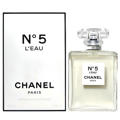New in Box N°5 L Eau Eau de Toilette 3.4 oz/100 ml Incense Spray for Women