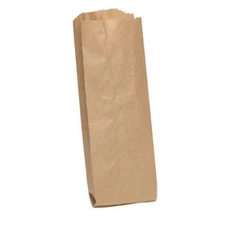 Pint Liquor Brown Merchandise Bag Pinched Bottom, Pk500, 40032