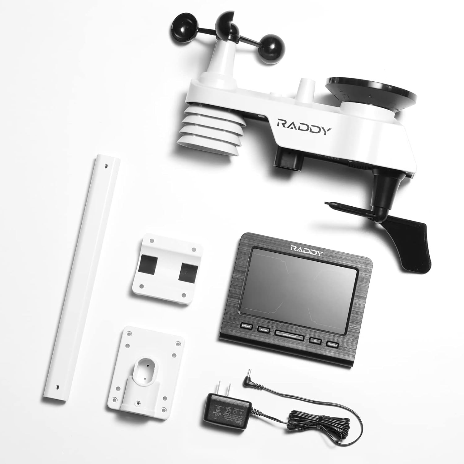 Weather Station WF-100C Lite: Indoor/Outdoor Monitoring with Real-Time Data Sync