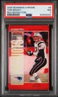 2005 BOWMAN CHROME RED REFRACTOR #8 TOM BRADY PSA 7