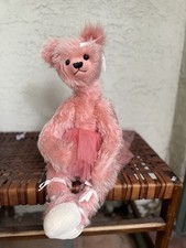 Vintage One of A Kind Pink Long Neck Tutu Bear