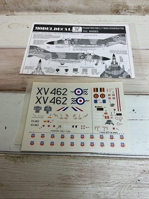 Modelldecal Maßstab 1:72 #12 Phantom FGR.2. F-104G Starfighter TAC BADGES