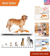 Large Digital Weighing Scale for Pets - 330lb, Lb/Kg Conversion, Auto Shut Off