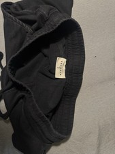 YoungLA French Terry Shorts 2.5  Men  s Medium Black Gym Run Train Pockets