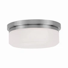 Livex Lighting - Stratus - 2 Light Flush Mount in Coastal Style - 8 Inches wide
