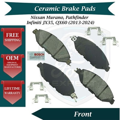 Bosch OEM Front Ceramic Brake Pads Kit For 2013-2024 Nissan & Infiniti 9 Yr Warr