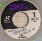 MetallicA Home Vid Cliff 'Em All 1993 LaserDisc Japan Edition w/OBI — photo 6