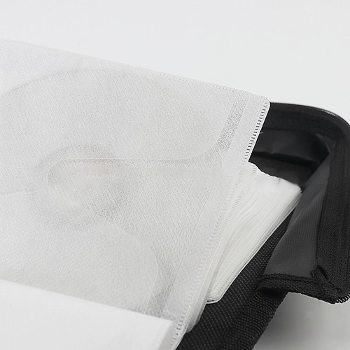 CD-Tasche, CD-Halter, CD-Geldbörse mit Reißverschluss, tragbar, - Afbeelding 2 van 6