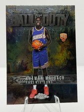 2025-26 Topps Chrome Basketball Ball of Duty Khaman Maluach Rookie Card RC Suns