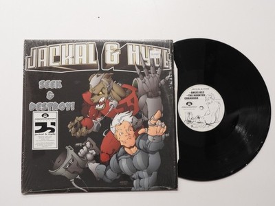 JACKAL AND HYDE seek & destroy 12'' RECORD ELECTRO BREAKS DJ BREAKBEAT