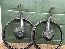 24" Black Manual Lever Wijit Wheelchair Wheels