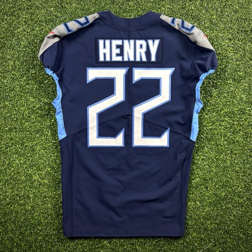 2021 Nike NFL Team Issued Game Trikot Tennessee Titans Derrick Henry Gr. 44 L-BK - Bild 11 von 15