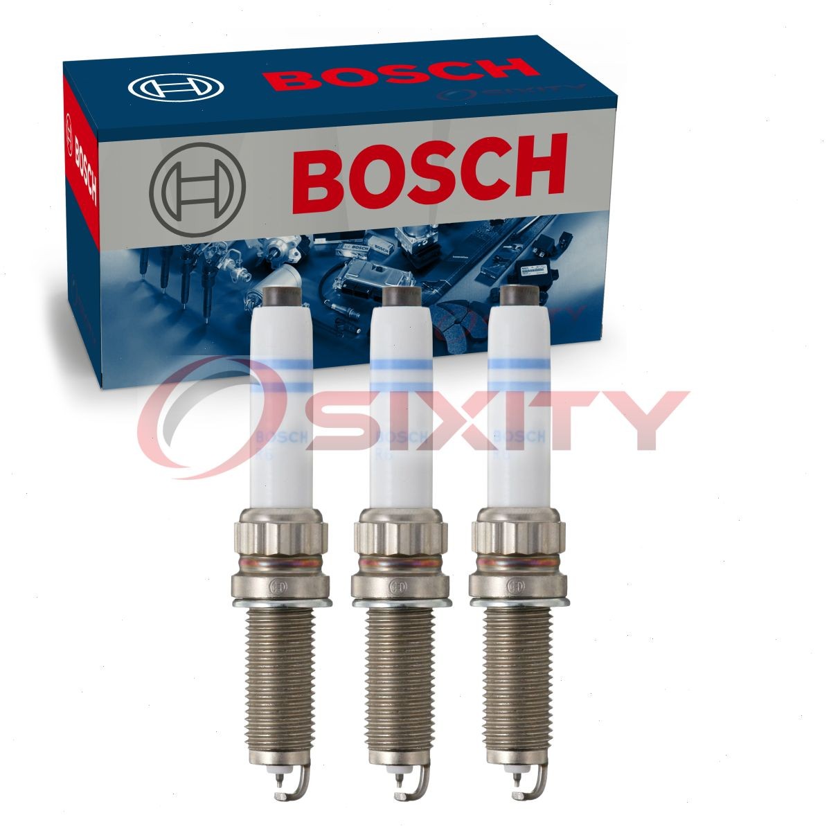 3 pc Bosch Double Platinum Spark Plugs for 2014-2020 Mini Cooper 1.5L L3 oo
