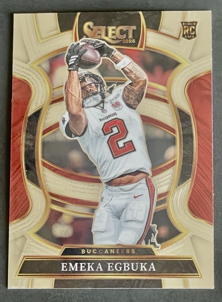 2025 Panini Select Emeka Egbuka Rookie Concourse Level RC #37 Buccaneers
