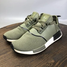 Adidas NMD R1 Shoes Mens Size 9 Green Olive EE5087 Boost Running Sneakers