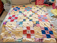 Handmade Lap Quilt 48" x 47"