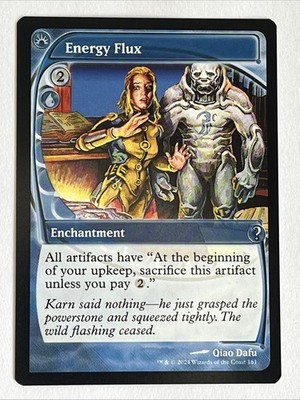 mtg future sight Energy Flux, enchantment, Mystery Booster 2, unplayed/NM