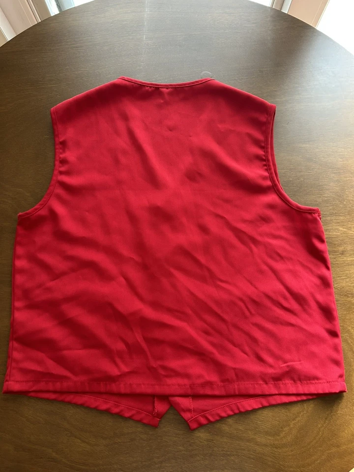 Chaleco para empleados Target L Uniforme con botones Chaleco grande neutro en género Foto 3 de 4