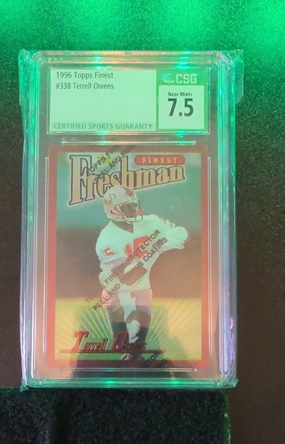 Terrell Owens 1996 Topps Finest Refractor
