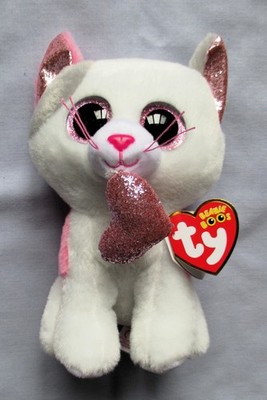 MILENA the VALENTINE CAT - Ty 6'' Beanie Boos - NEW with MINT TAGS